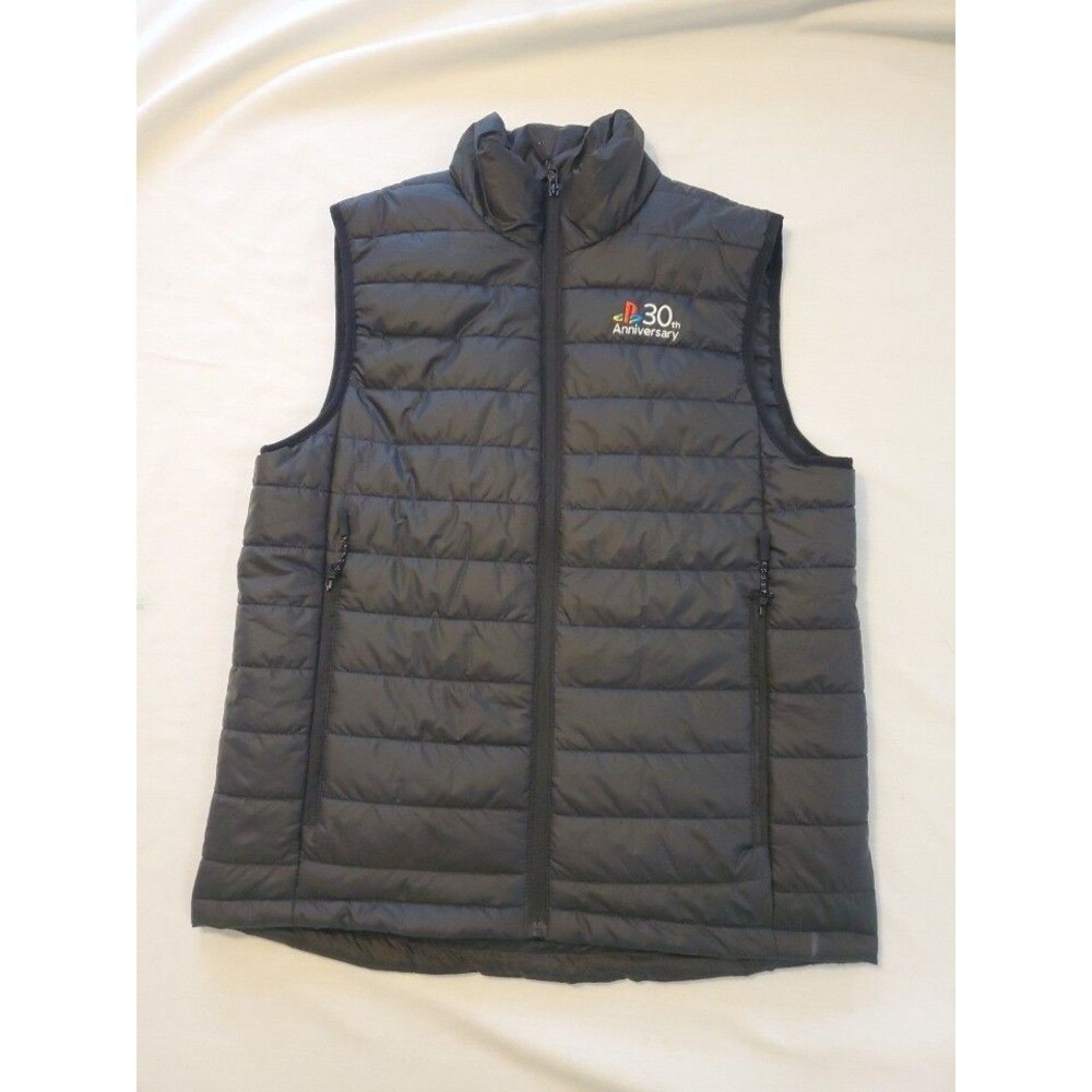Rare Sony 30th Anniversary Employee Vest Mens Size Small Playstation NWOT